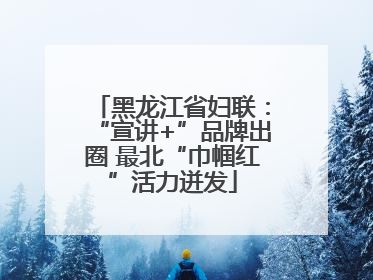 黑龙江省妇联：“宣讲+”品牌出圈 最北“巾帼红”活力迸发