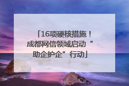 16项硬核措施！成都网信领域启动“助企护企”行动