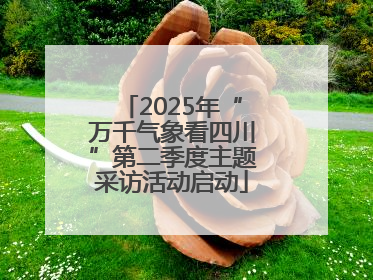 2025年“万千气象看四川”第二季度主题采访活动启动