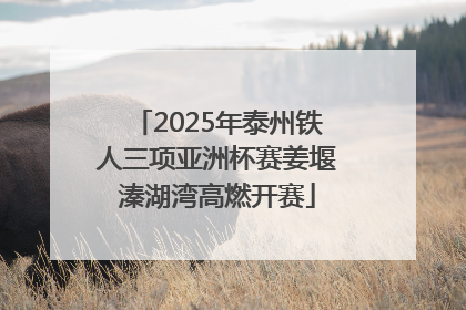 2025年泰州铁人三项亚洲杯赛姜堰溱湖湾高燃开赛