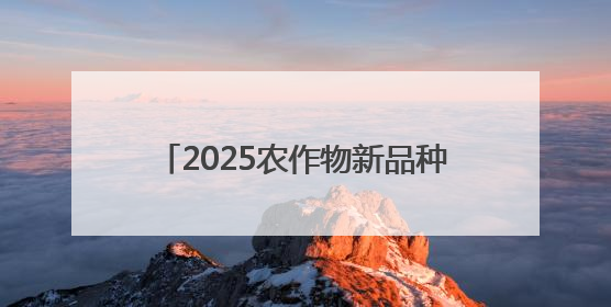 2025农作物新品种成果路演对接会召开