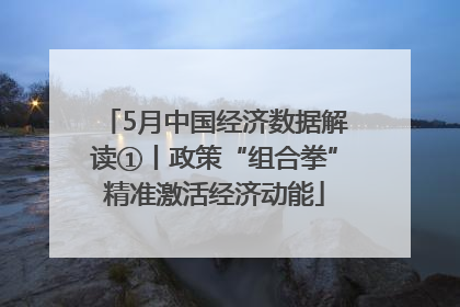 5月中国经济数据解读①丨政策“组合拳”精准激活经济动能