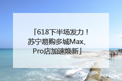 618下半场发力！苏宁易购多城Max、Pro店加速焕新