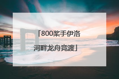 800桨手伊洛河畔龙舟竞渡