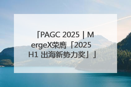 PAGC 2025｜MergeX荣膺「2025 H1 出海新势力奖」